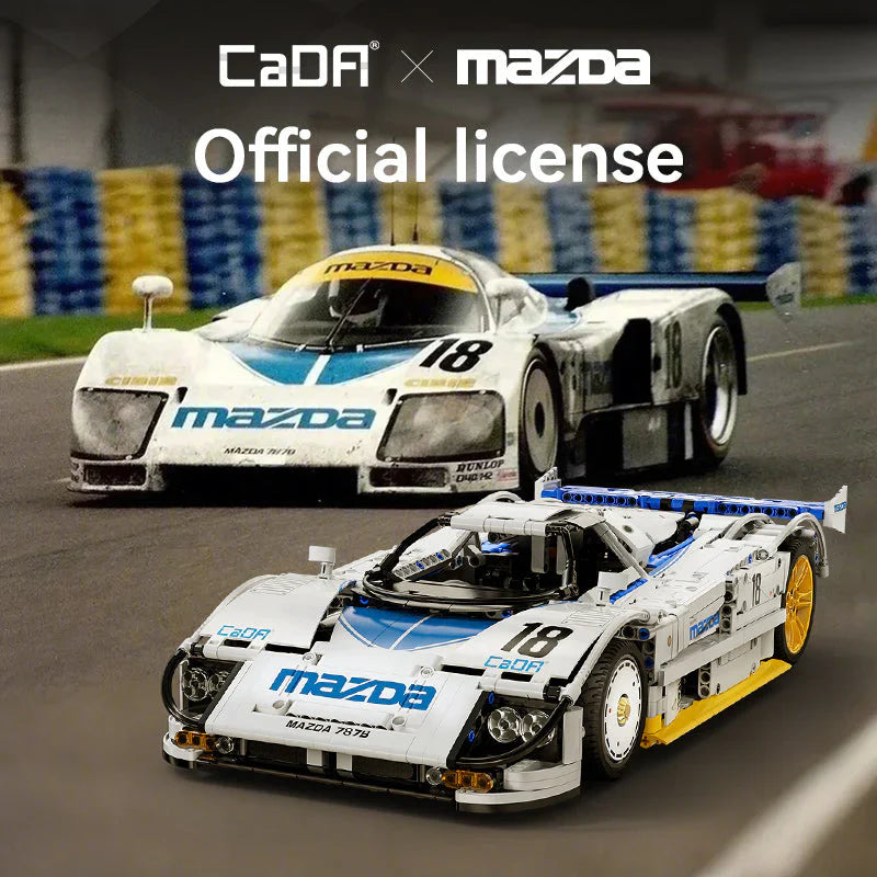 CaDA Mazda 787B Race Car 1:10 1797 Pieces Brick Model Kit C63007W