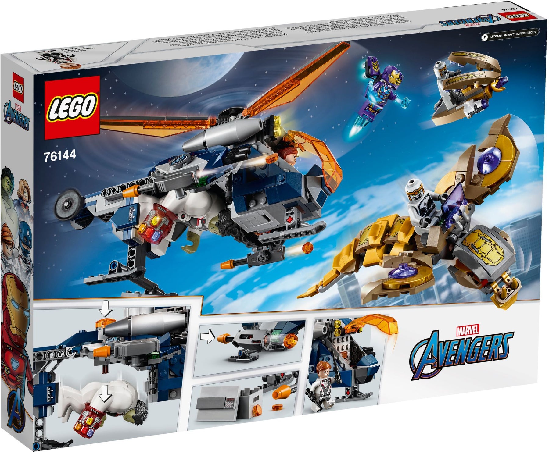 Avengers Hulk Helicopter Rescue 76144 | Marvel Super Heroes | LEGO