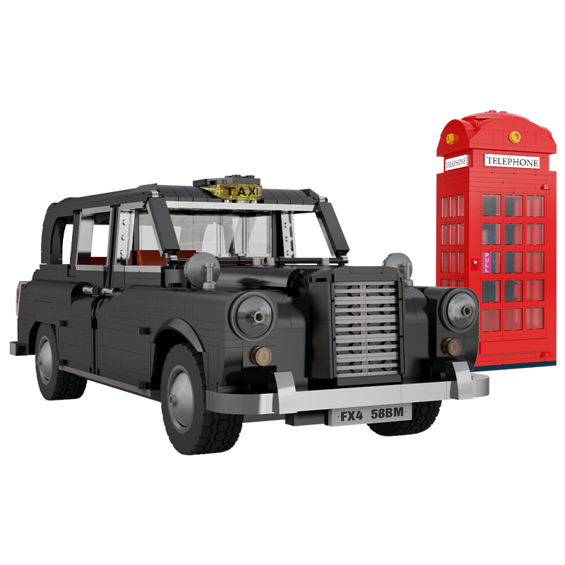 CaDA Master LEVC London Taxi 1:12 1871 Pieces Brick Model Kit C62004W