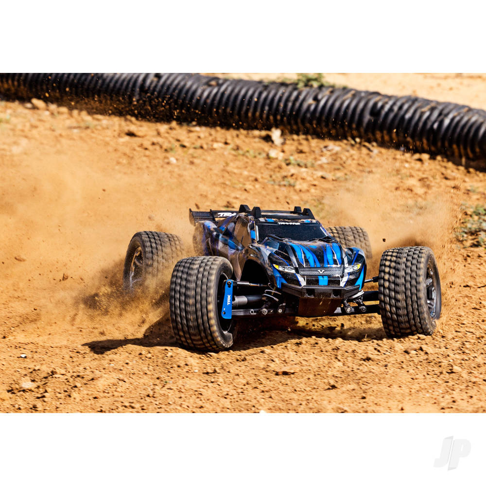 Traxxas Rustler Ultimate 4X4 VXL 1:10 4WD RTR Brushless Electric Short Cou - TRX67097-4-BLUE