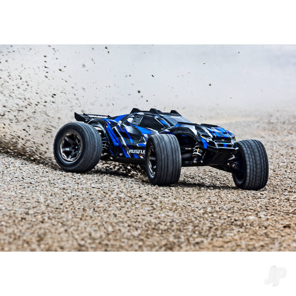 Traxxas Rustler Ultimate 4X4 VXL 1:10 4WD RTR Brushless Electric Short Cou - TRX67097-4-BLUE