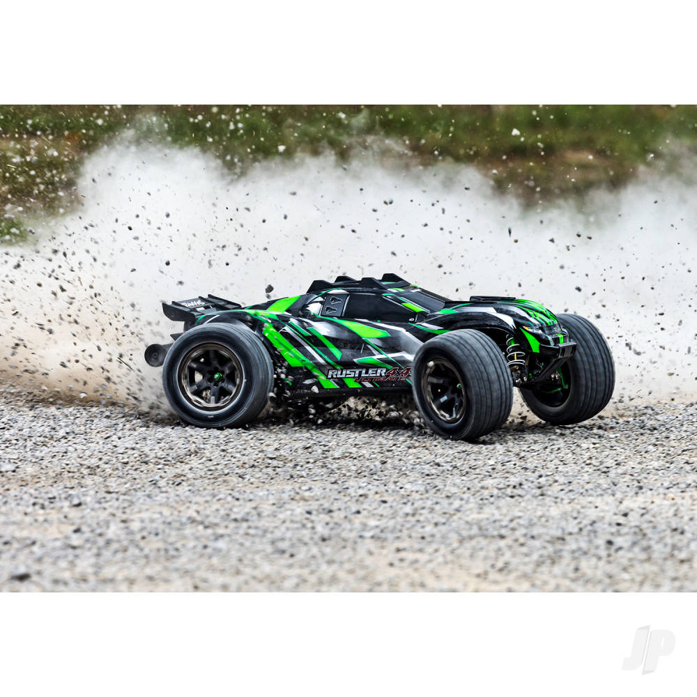 Traxxas Rustler Ultimate 4X4 VXL 1:10 4WD RTR Brushless Electric Short Cou - TRX67097-4-GRN