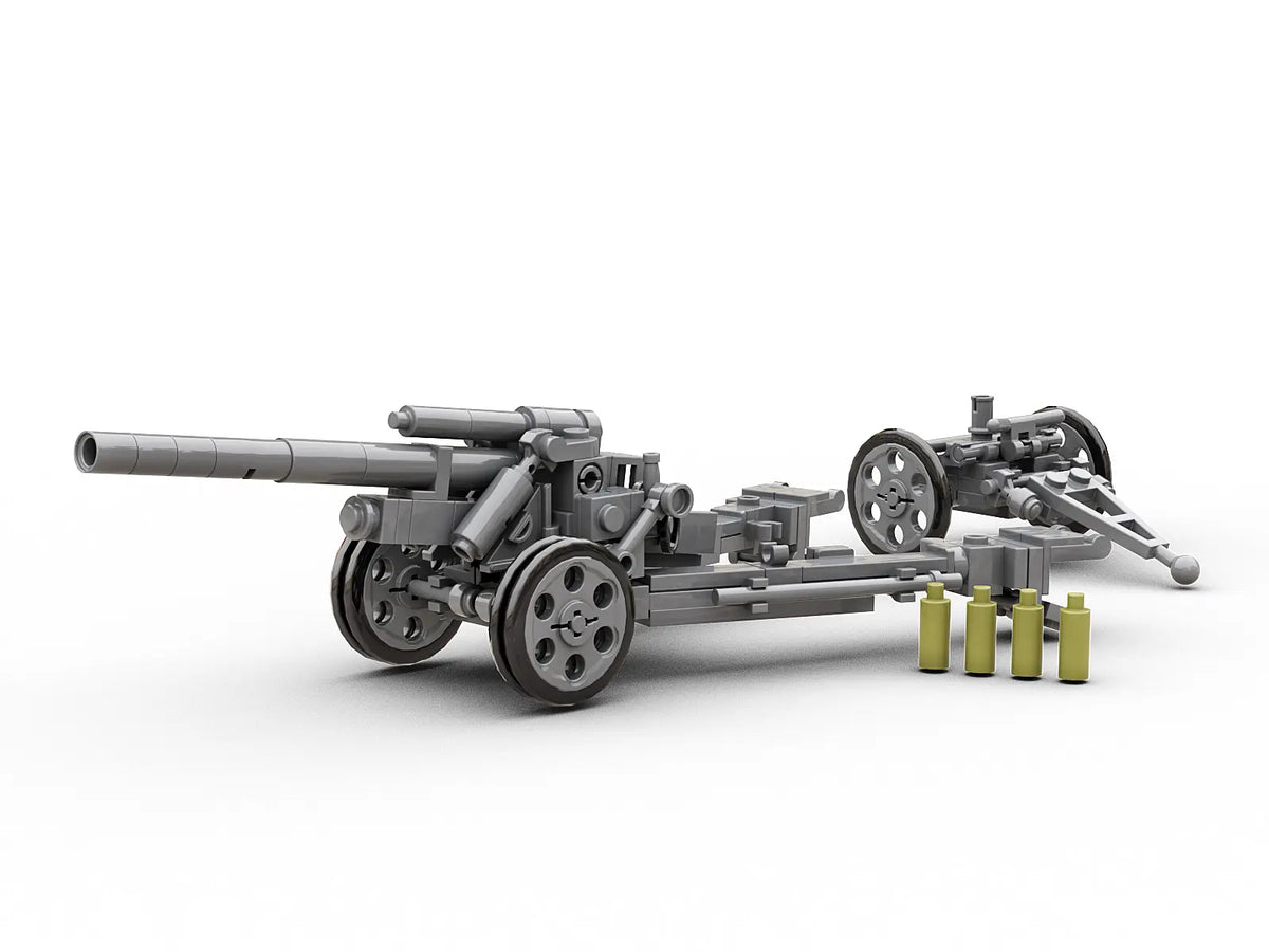 Build Army WW2 German 15cm SFH 18 Artillery - 1:35 Scale 167 Pieces - BA0018