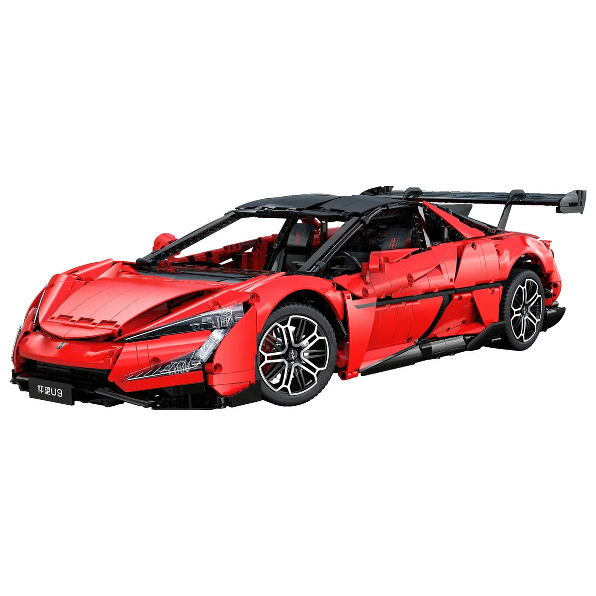 CaDA BYD Yangwang U9 Electric Super Coupé 1:8 3671 Pieces Brick Model Kit C64011W