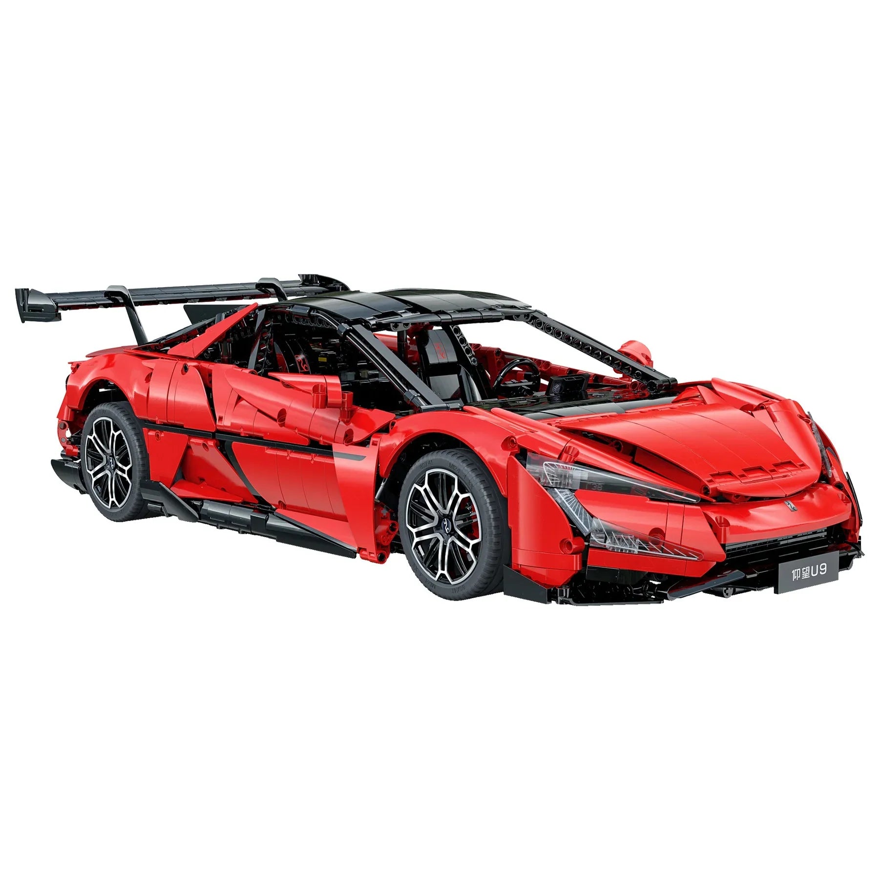CaDA BYD Yangwang U9 Electric Super Coupé 1:8 3671 Pieces Brick Model Kit C64011W