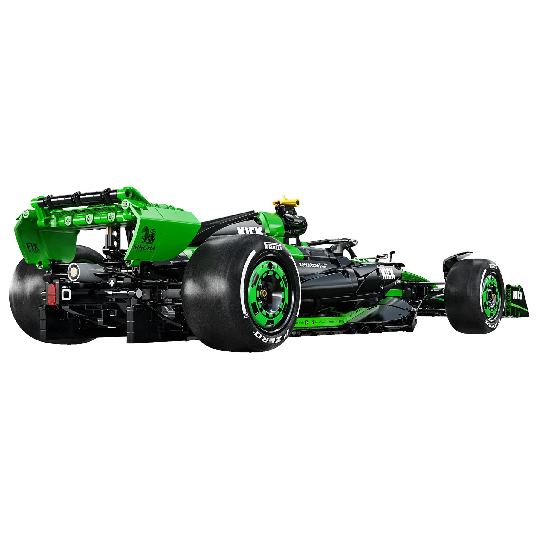 CaDA Kick Sauber F1 Team C44 (2024) 1:8 2553 Pieces Brick Model Kit C64010W