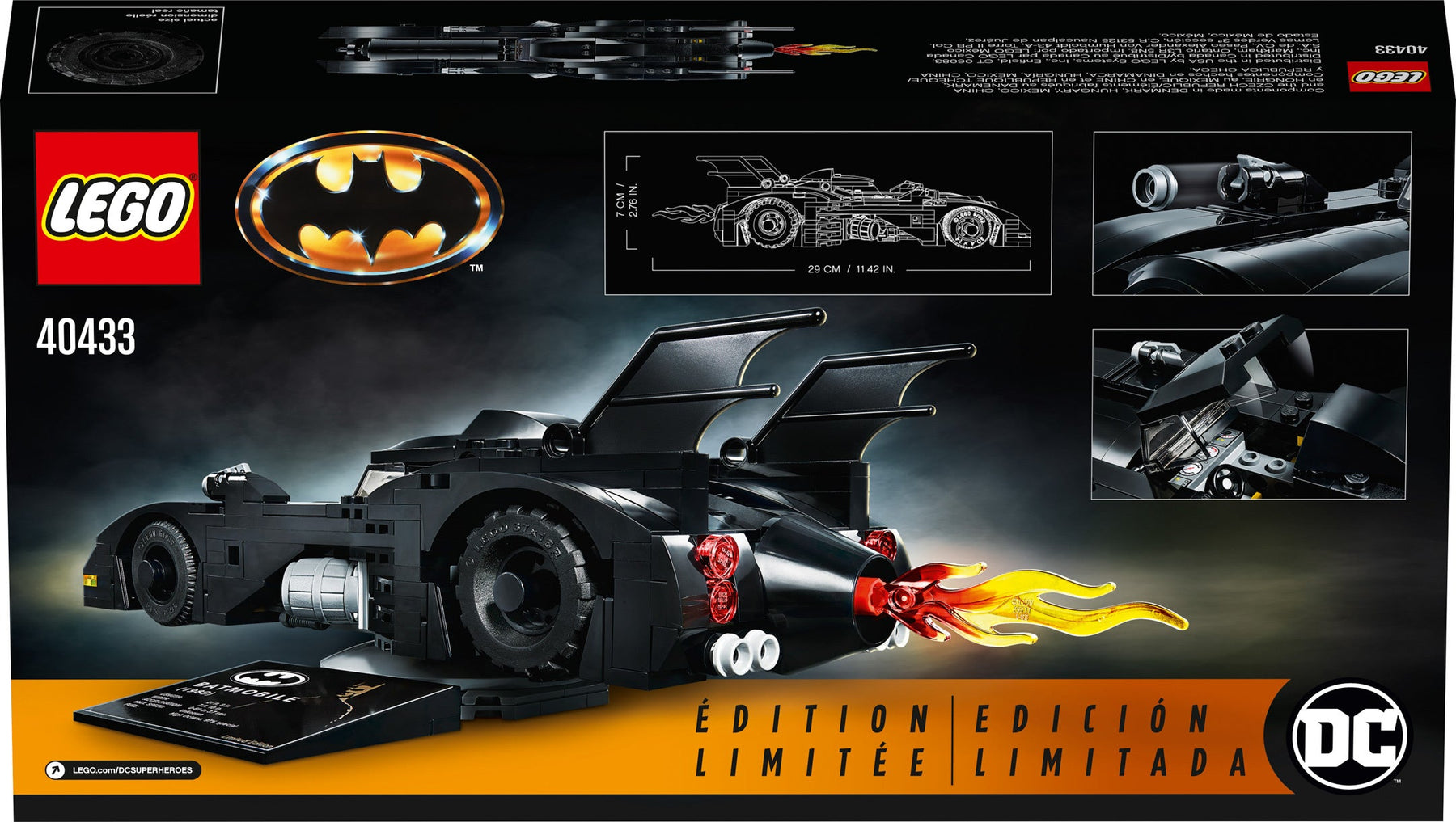 1989 Batmobile-Limited Edition 40433| Marvel Super Heroes | LEGO
