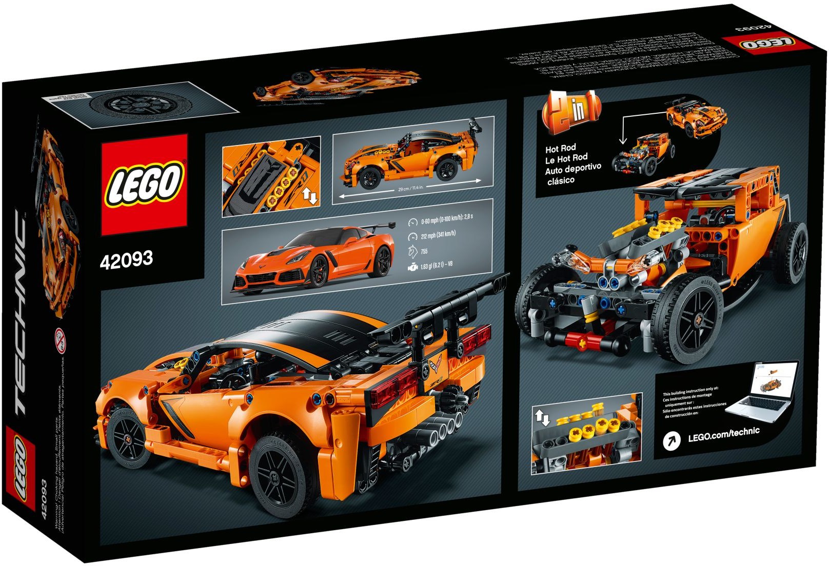 Chevrolet Corvette ZR1 42093 | Technics | LEGO