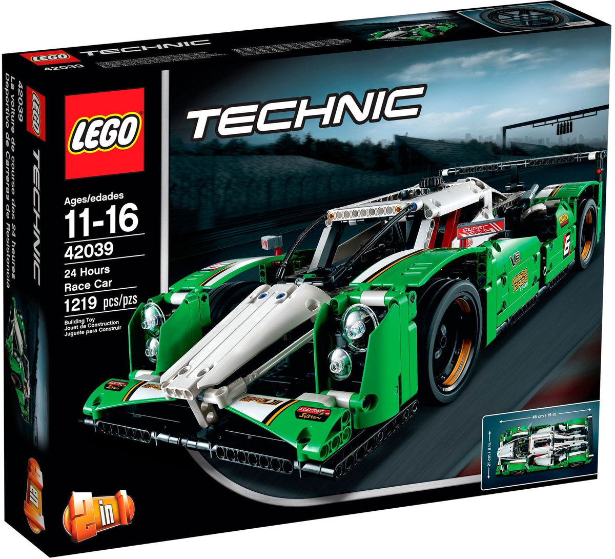 24 Hours Race Car 42039 | Technics | LEGO