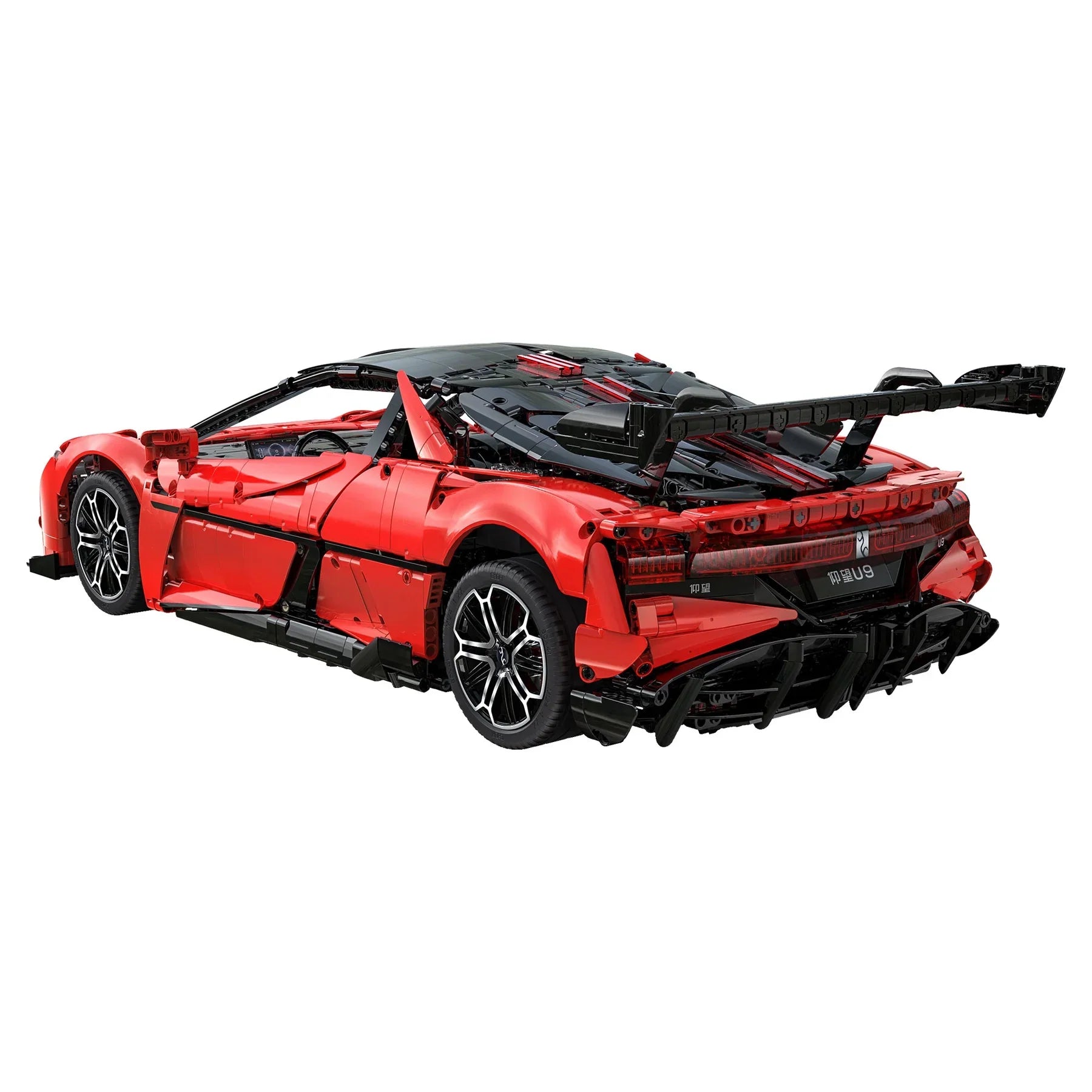 CaDA BYD Yangwang U9 Electric Super Coupé 1:8 3671 Pieces Brick Model Kit C64011W