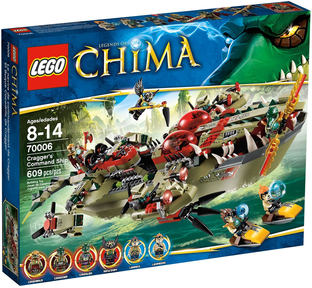 Craggers Command Ship 70006 | Legends Of Chima | LEGO