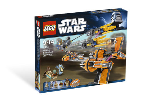 Anakin Skywalker and Sebulba's Podracers 7962 | Star Wars | LEGO