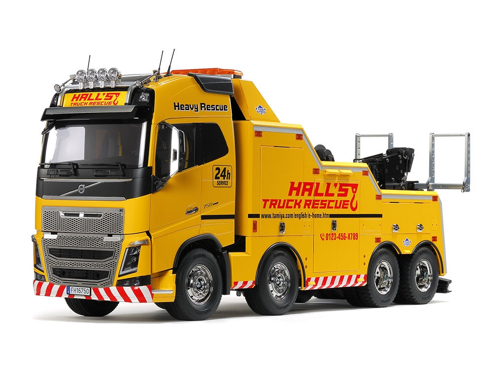 Tamiya RC Volvo FH16 Globetrotter 750 8x4 Recovery Truck - Item #56362