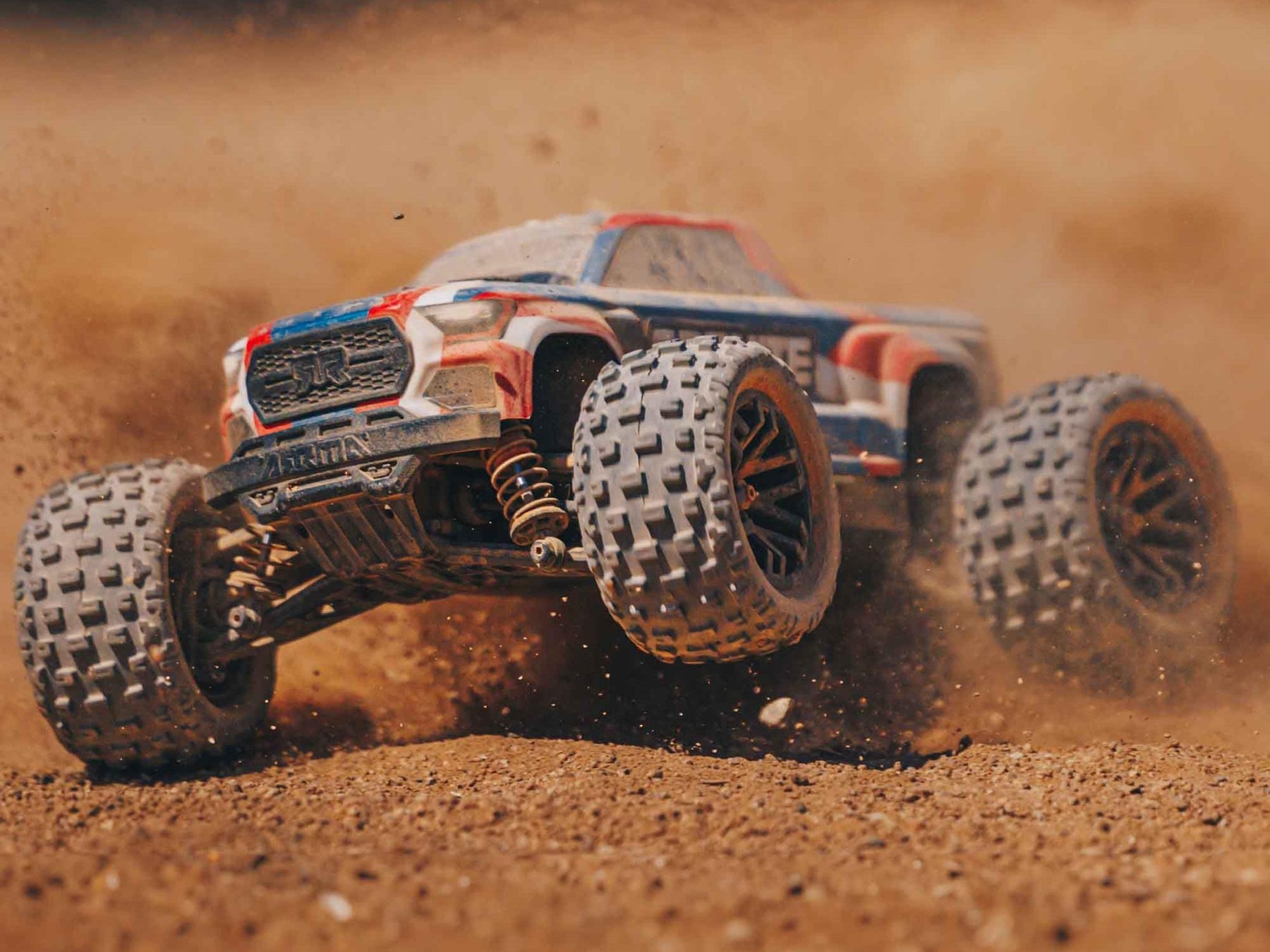 Arrma 1/18 Granite Grom 4Wd Mt RTR Mega W/Lipo Batt/Usb Chg Blue - C-ARA2102T1