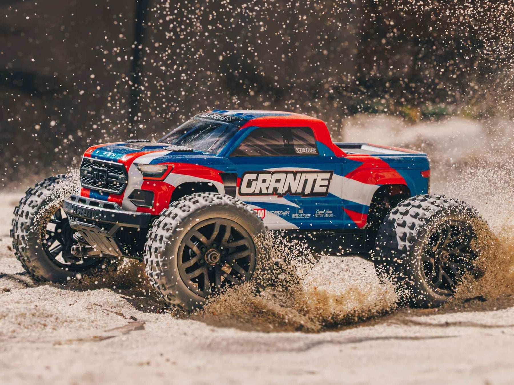 Arrma 1/18 Granite Grom 4Wd Mt RTR Mega W/Lipo Batt/Usb Chg Blue - C-ARA2102T1