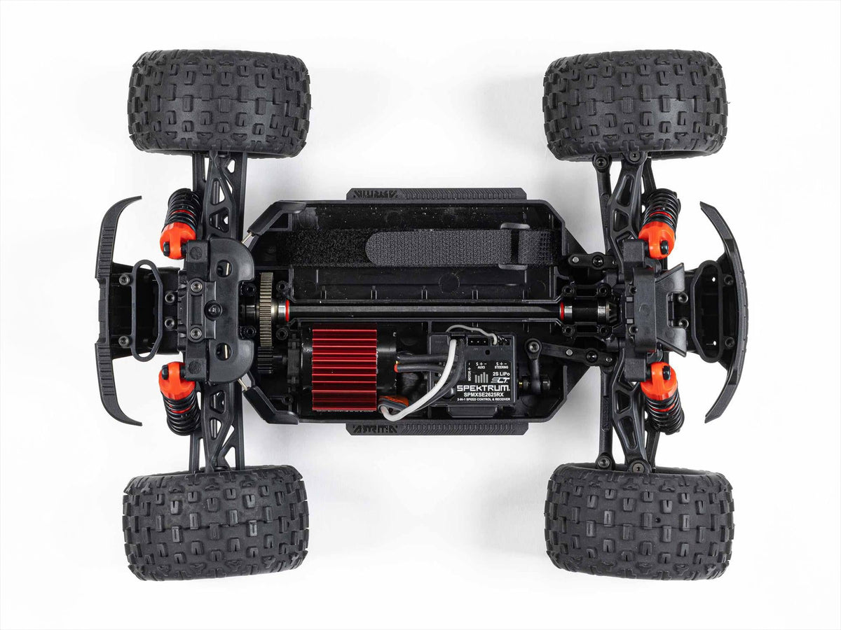 Arrma 1/18 Granite Grom 4Wd Mt RTR Mega W/Lipo Batt/Usb Chg Red C-ARA2102T2