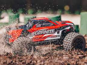 Arrma 1/18 Granite Grom 4Wd Mt RTR Mega W/Lipo Batt/Usb Chg Red C-ARA2102T2
