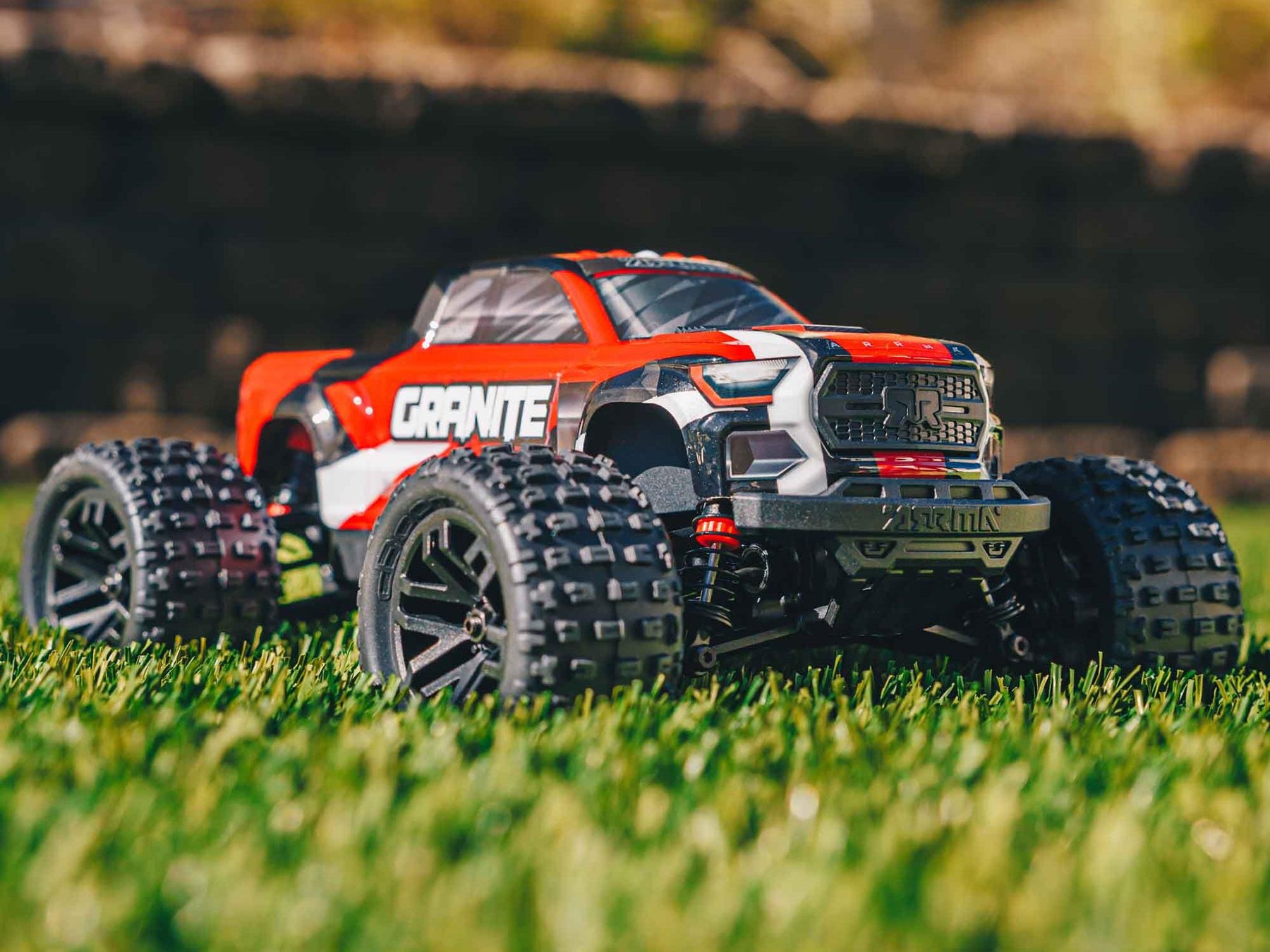 Arrma 1/18 Granite Grom 4Wd Mt RTR Mega W/Lipo Batt/Usb Chg Red C-ARA2102T2