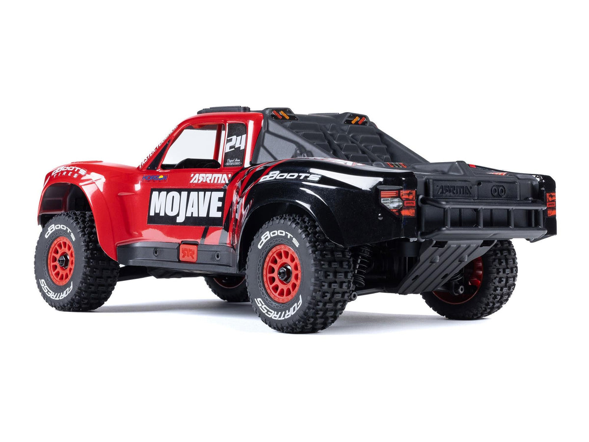 Arrma 1/18 Mojave Grom Mega 380 Brushed 4X4 Small Scale Desert Truck RTR Red C-ARA2104T1