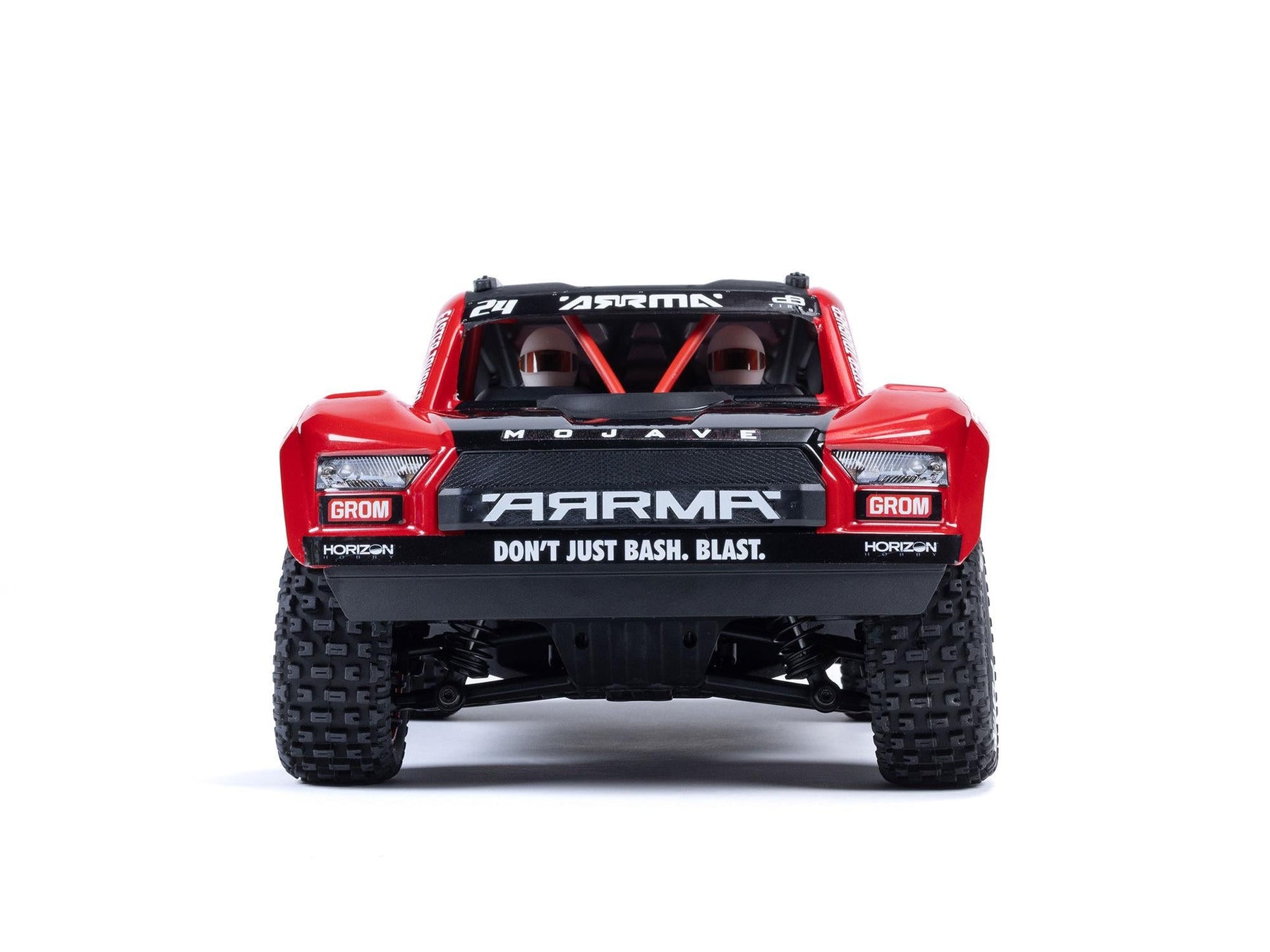 Arrma 1/18 Mojave Grom Mega 380 Brushed 4X4 Small Scale Desert Truck RTR Red C-ARA2104T1