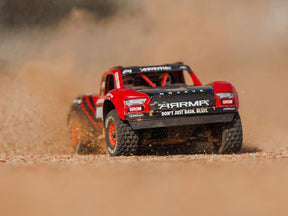 Arrma 1/18 Mojave Grom Mega 380 Brushed 4X4 Small Scale Desert Truck RTR Red C-ARA2104T1