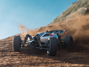 Arrma 1/18 Typhon Grom 4Wd Smart Rtr W/Lipo Batt/Usb Chg Blue/Silv C-ARA2106T1