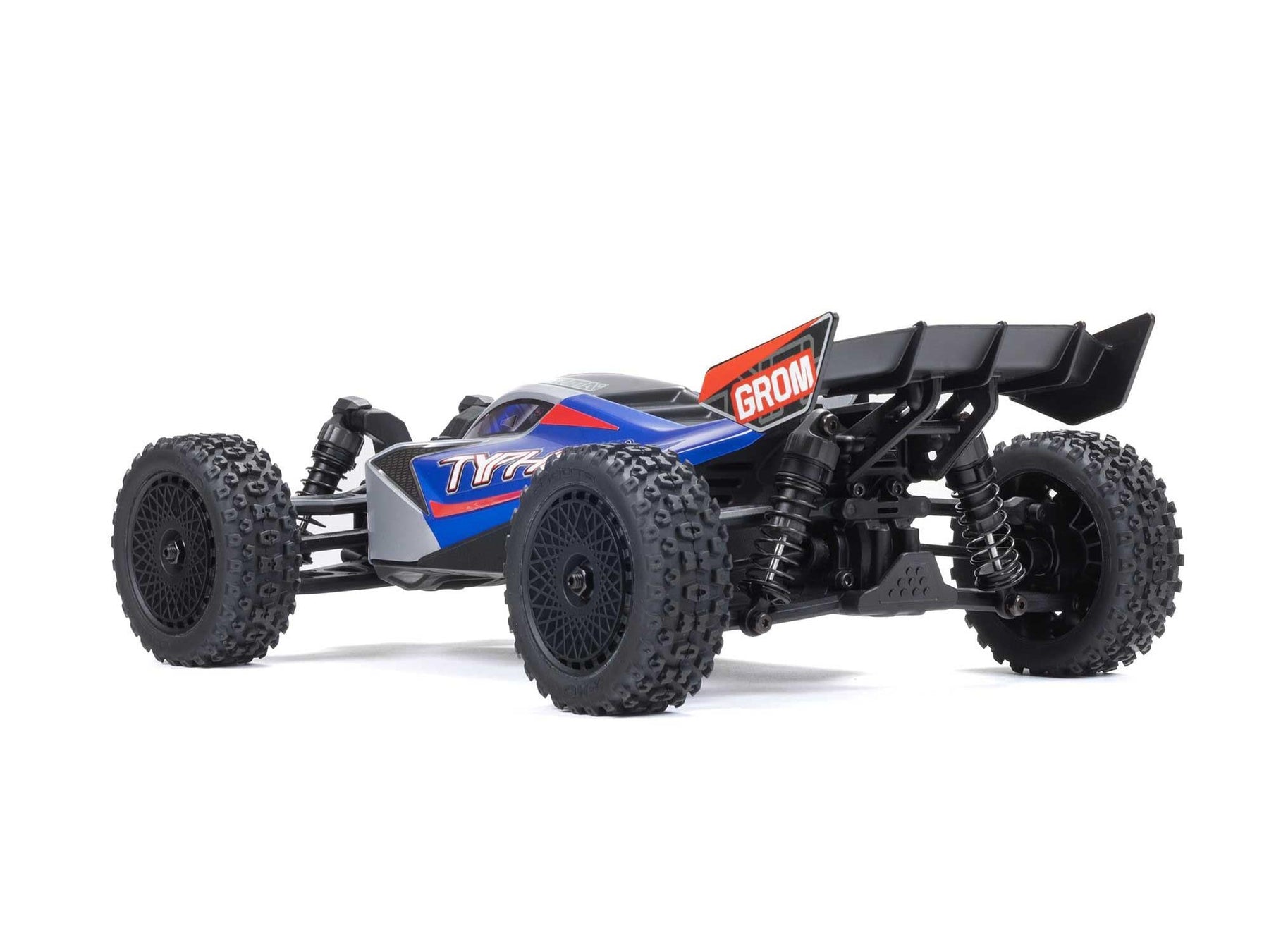 Arrma 1/18 Typhon Grom 4Wd Smart Rtr W/Lipo Batt/Usb Chg Blue/Silv C-ARA2106T1