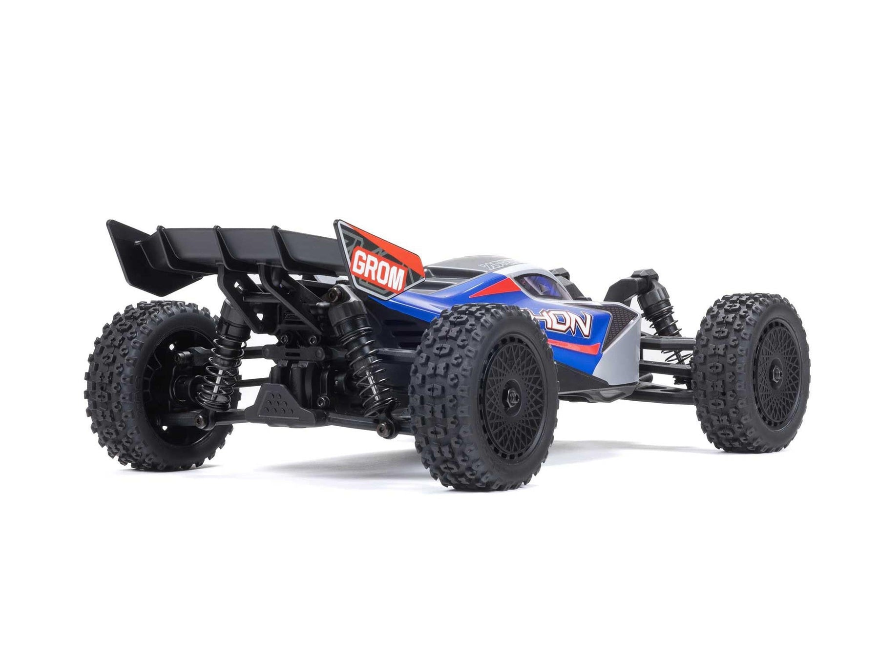 Arrma 1/18 Typhon Grom 4Wd Smart Rtr W/Lipo Batt/Usb Chg Blue/Silv C-ARA2106T1