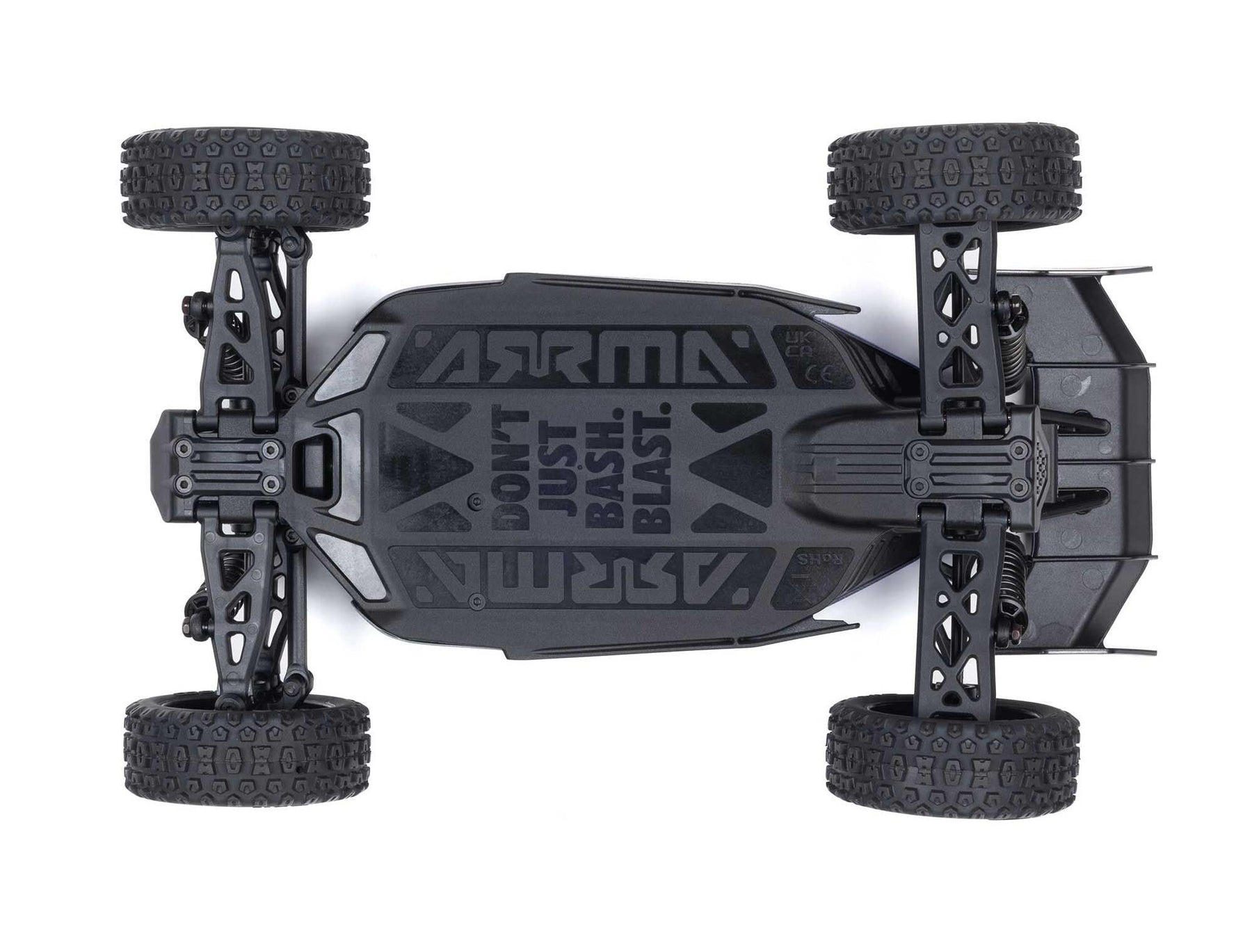 Arrma 1/18 Typhon Grom 4Wd Smart Rtr W/Lipo Batt/Usb Chg Blue/Silv C-ARA2106T1