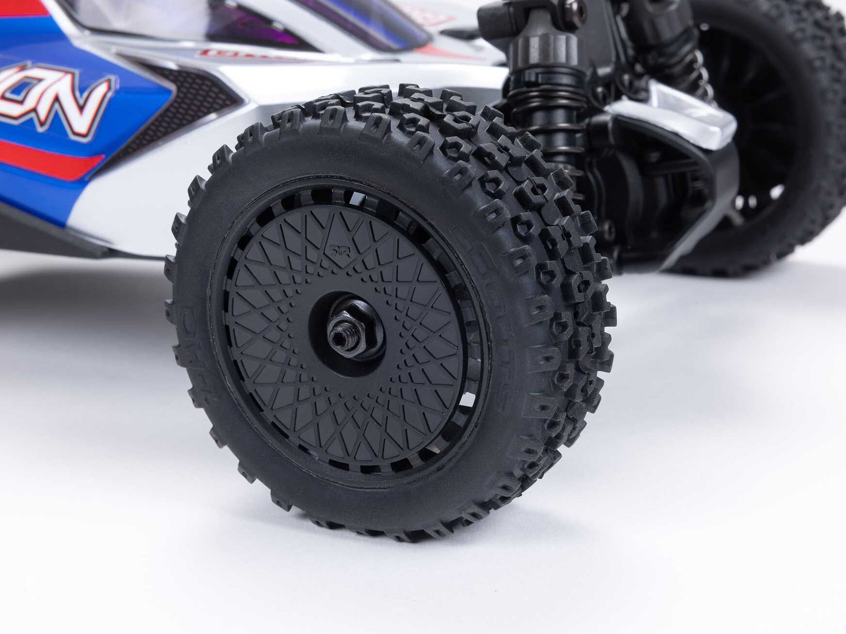 Arrma 1/18 Typhon Grom 4Wd Smart Rtr W/Lipo Batt/Usb Chg Blue/Silv C-ARA2106T1