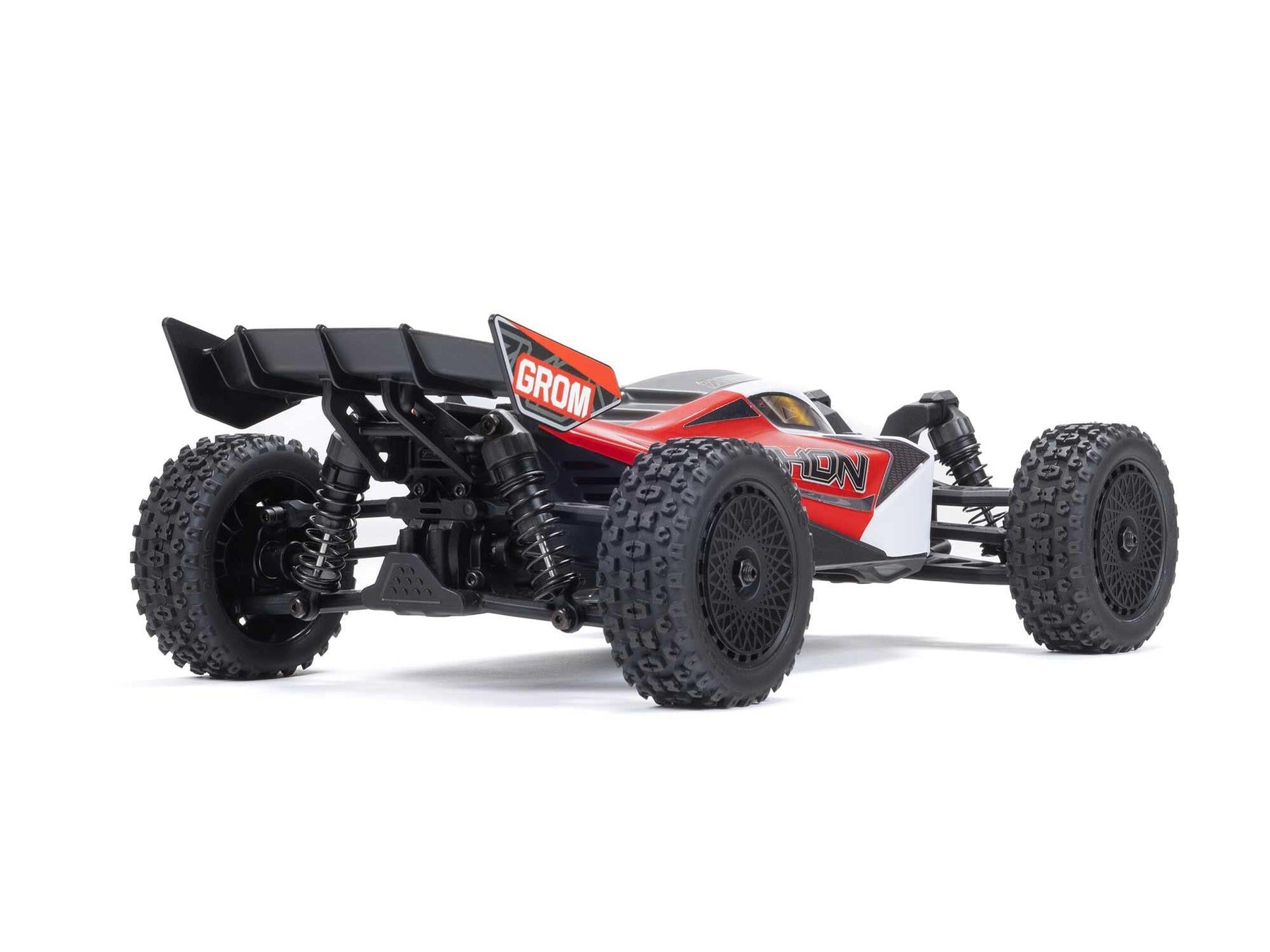 Arrma 1/18 Typhon GROM 4wd Smart RTR w/Lipo Batt/USB Chg Red/White C-ARA2106T2