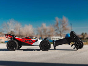 Arrma 1/18 Typhon GROM 4wd Smart RTR w/Lipo Batt/USB Chg Red/White C-ARA2106T2