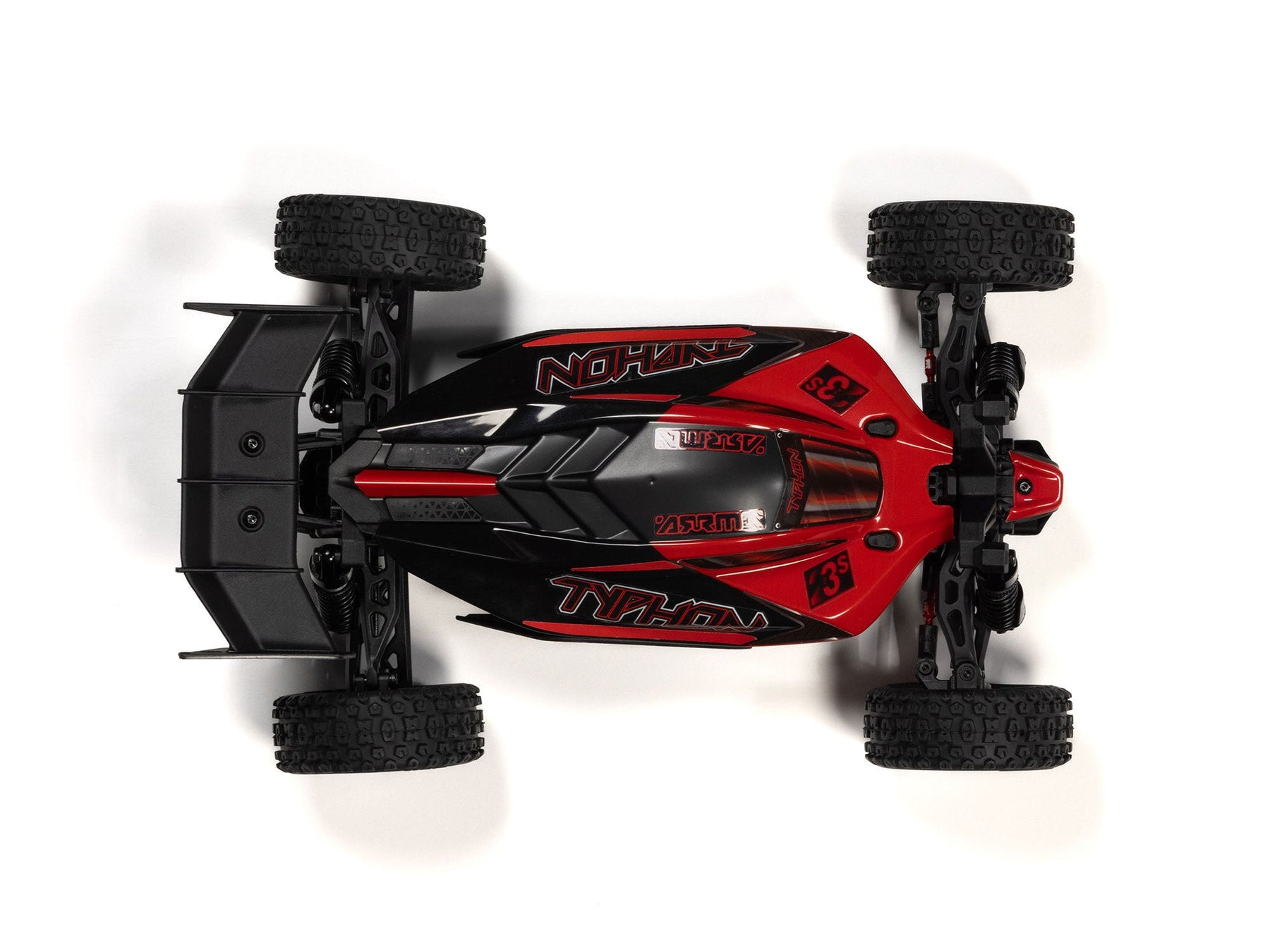 Arrma 1/18 Typhon Grom 223S Blx 4X4 With Batt/Charger Red C-ARA2306ST1