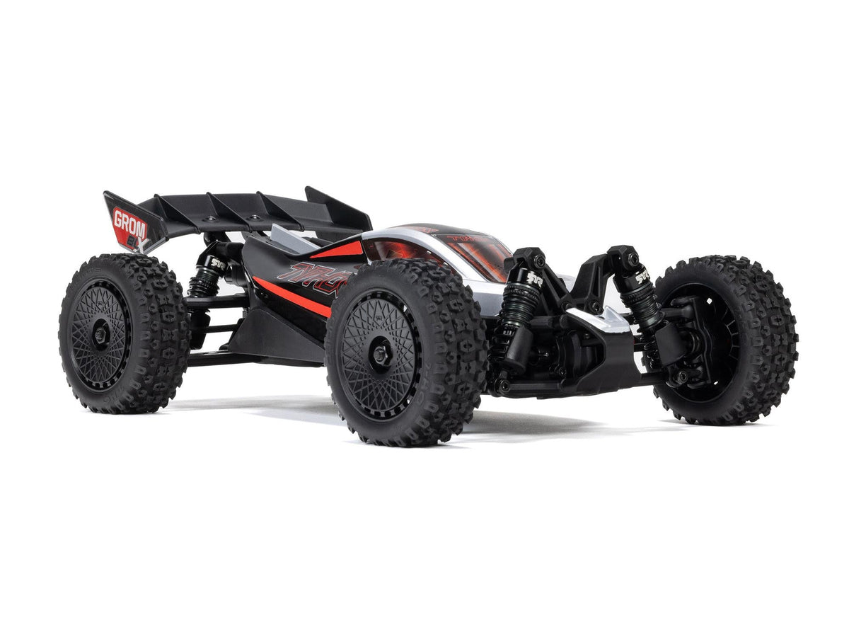 Arrma 1/18 Typhon Grom 223S Blx 4X4 Buggy (No Batt/Charg) Silver C-ARA2306T1