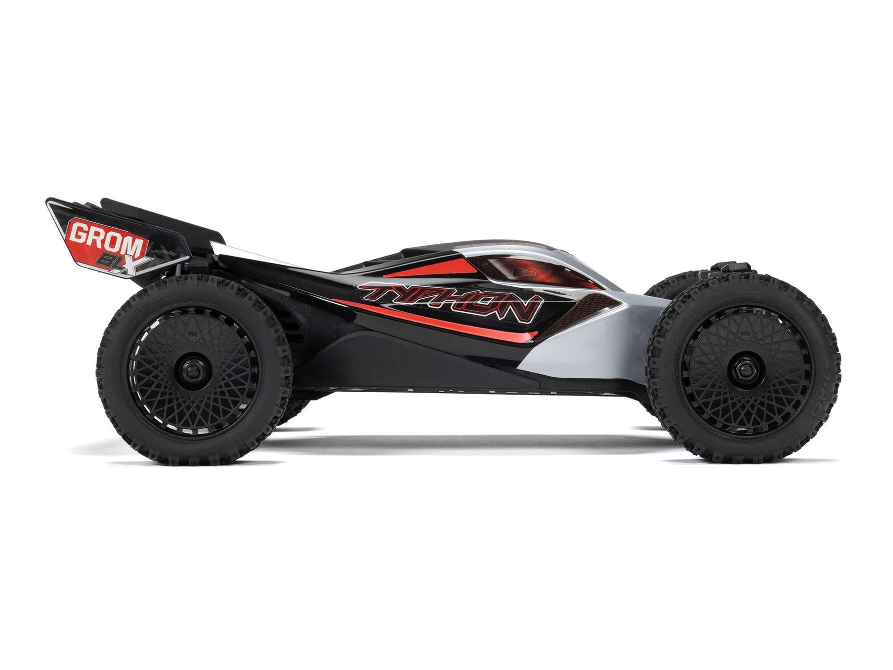 Arrma 1/18 Typhon Grom 223S Blx 4X4 Buggy (No Batt/Charg) Silver C-ARA2306T1