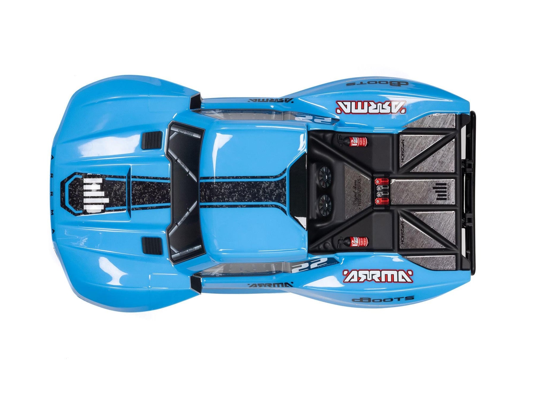 Arrma 1/10 FURY MEGA 550 4X2 SCT with Battery & Charger Blue C-ARA3221ST2