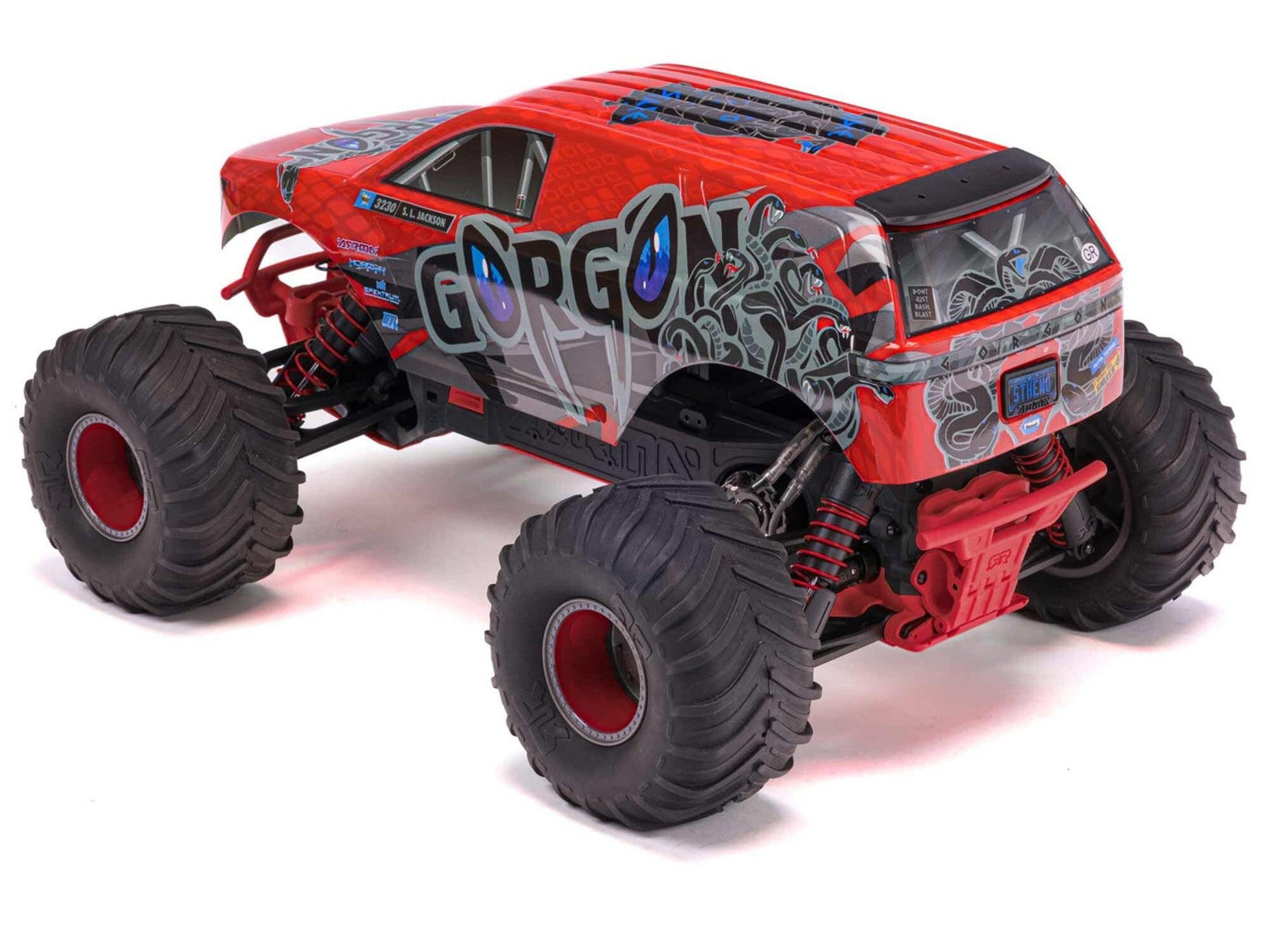 Arrma Gorgon 2Wd Mt 1/10 RTR Smart W/8.4V Batt/Usb Charger Red C-ARA3230ST2