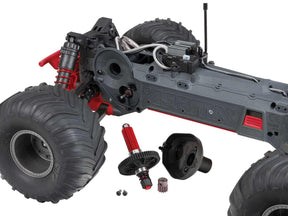 Arrma Gorgon 2Wd Mt 1/10 RTR Smart W/8.4V Batt/Usb Charger Red C-ARA3230ST2