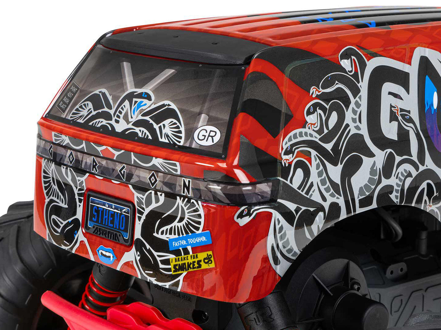 Arrma Gorgon 2Wd Mt 1/10 RTR Smart W/8.4V Batt/Usb Charger Red C-ARA3230ST2