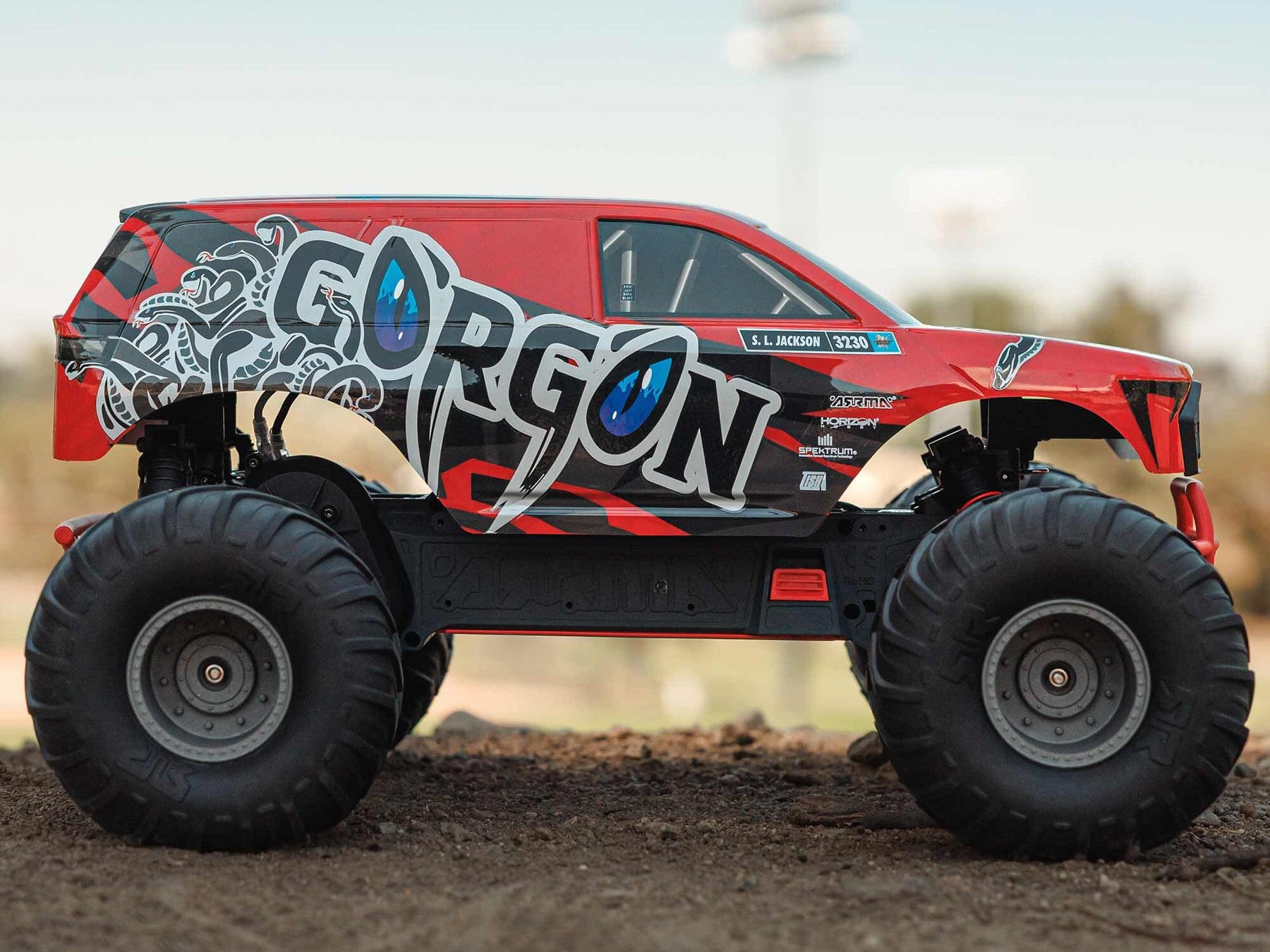 Arrma Gorgon 2Wd Mt 1/10 RTR Smart W/8.4V Batt/Usb Charger Red C-ARA3230ST2