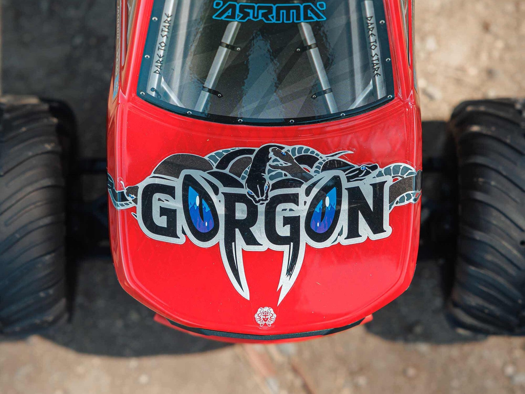 Arrma Gorgon 2Wd Mt 1/10 RTR Smart W/8.4V Batt/Usb Charger Red C-ARA3230ST2