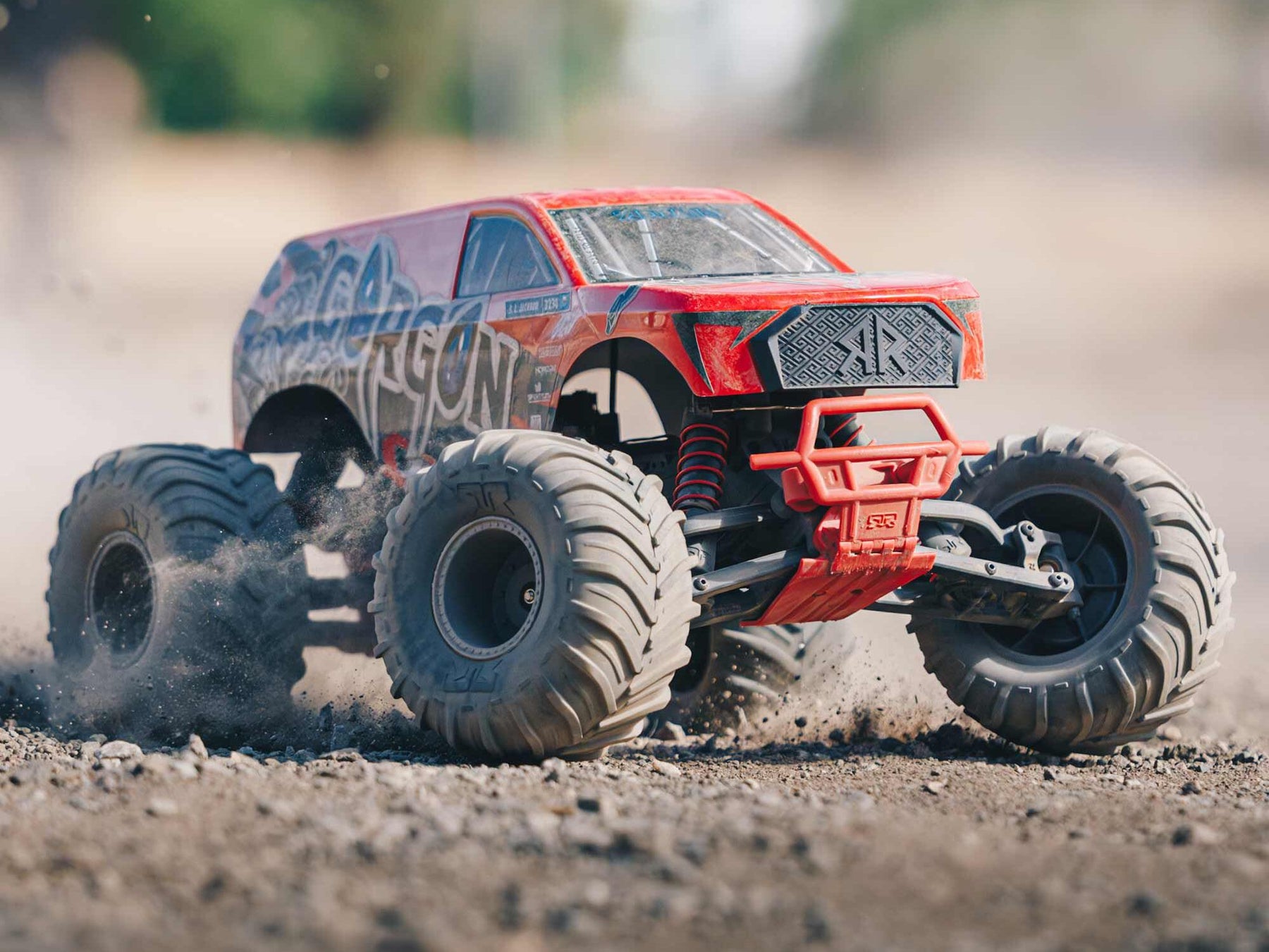 Arrma Gorgon 2Wd Mt 1/10 RTR Smart W/8.4V Batt/Usb Charger Red C-ARA3230ST2