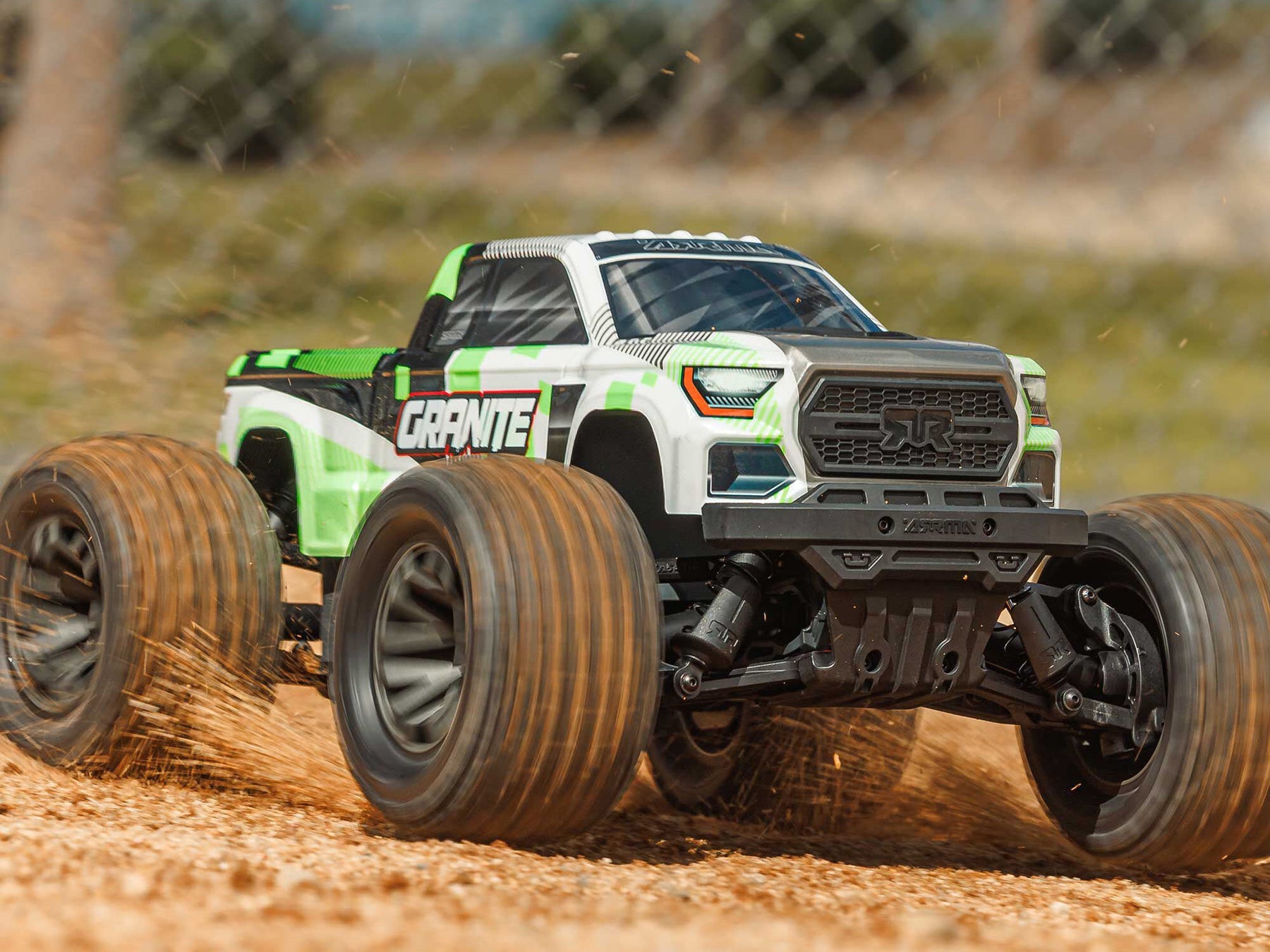 Arrma 1/10 GRANITE MEGA 665 4X4 RTR Monster Truck Green C-ARA4202V4T1
