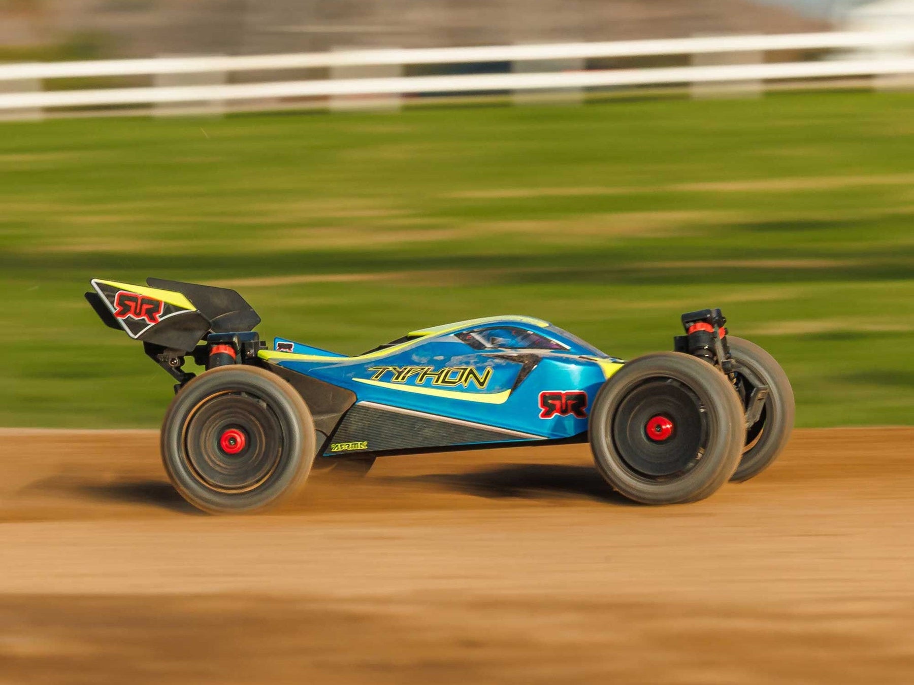 Arrma 1/8 TYPHON MEGA 665 4X4 RTR Buggy - In Blue (C-ARA4206V4T1)