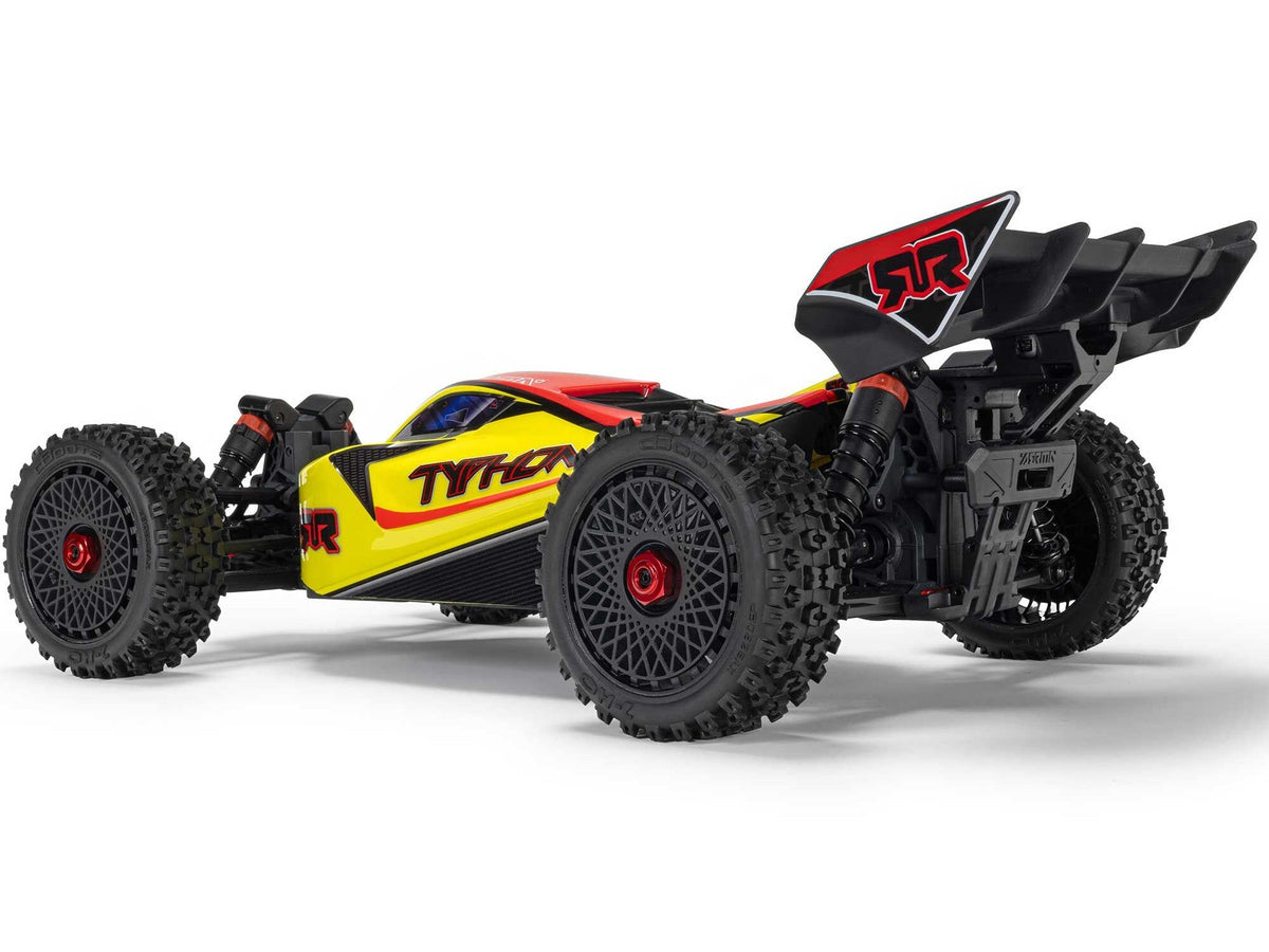 Arrma 1/8 TYPHON MEGA 665 4X4 RTR Buggy - In Yellow (C-ARA4206V4T2)