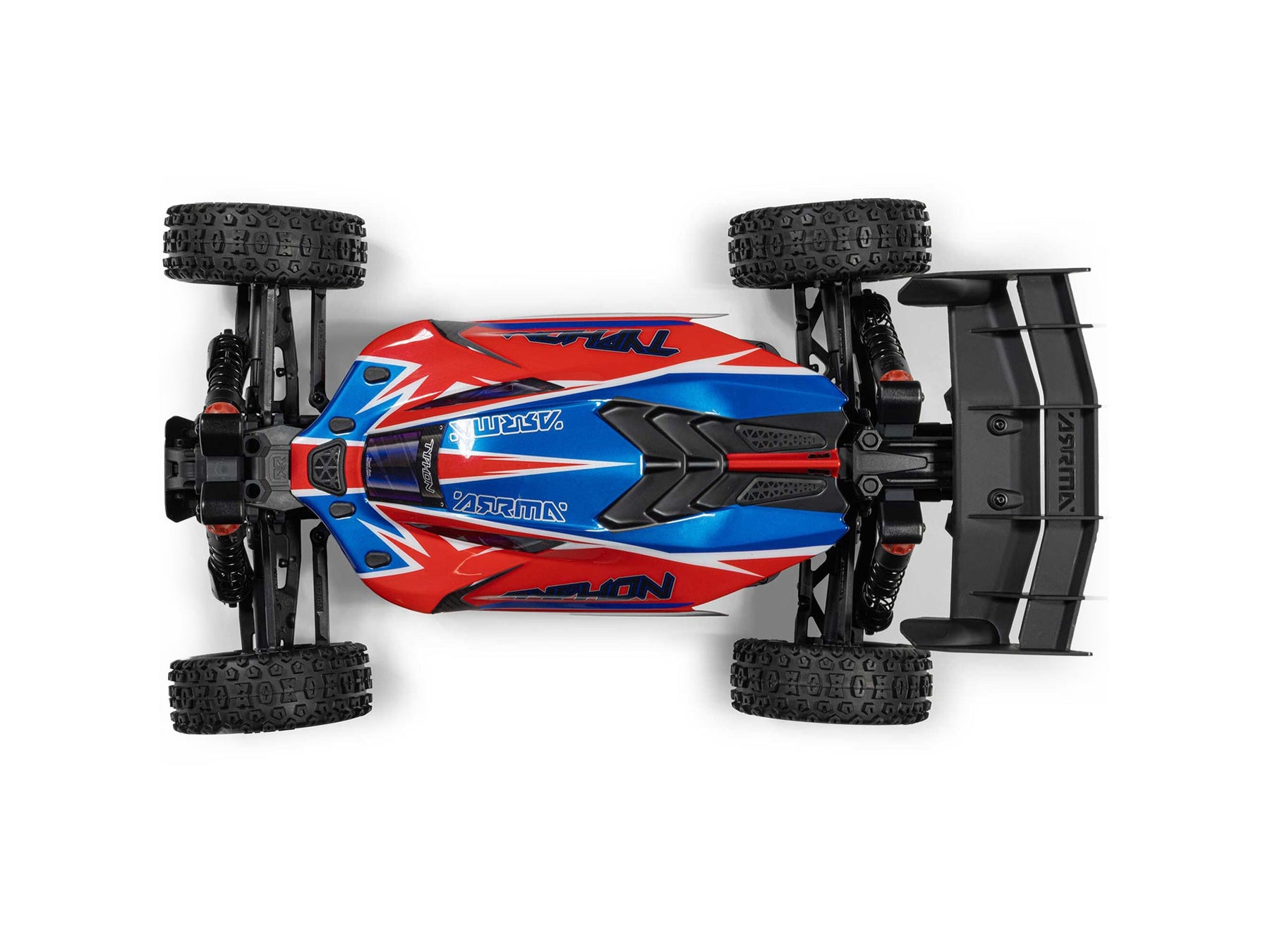 Arrma 1/8 TYPHON MEGA 665 4X4 RTR Buggy - In Red (C-ARA4206V4T3)