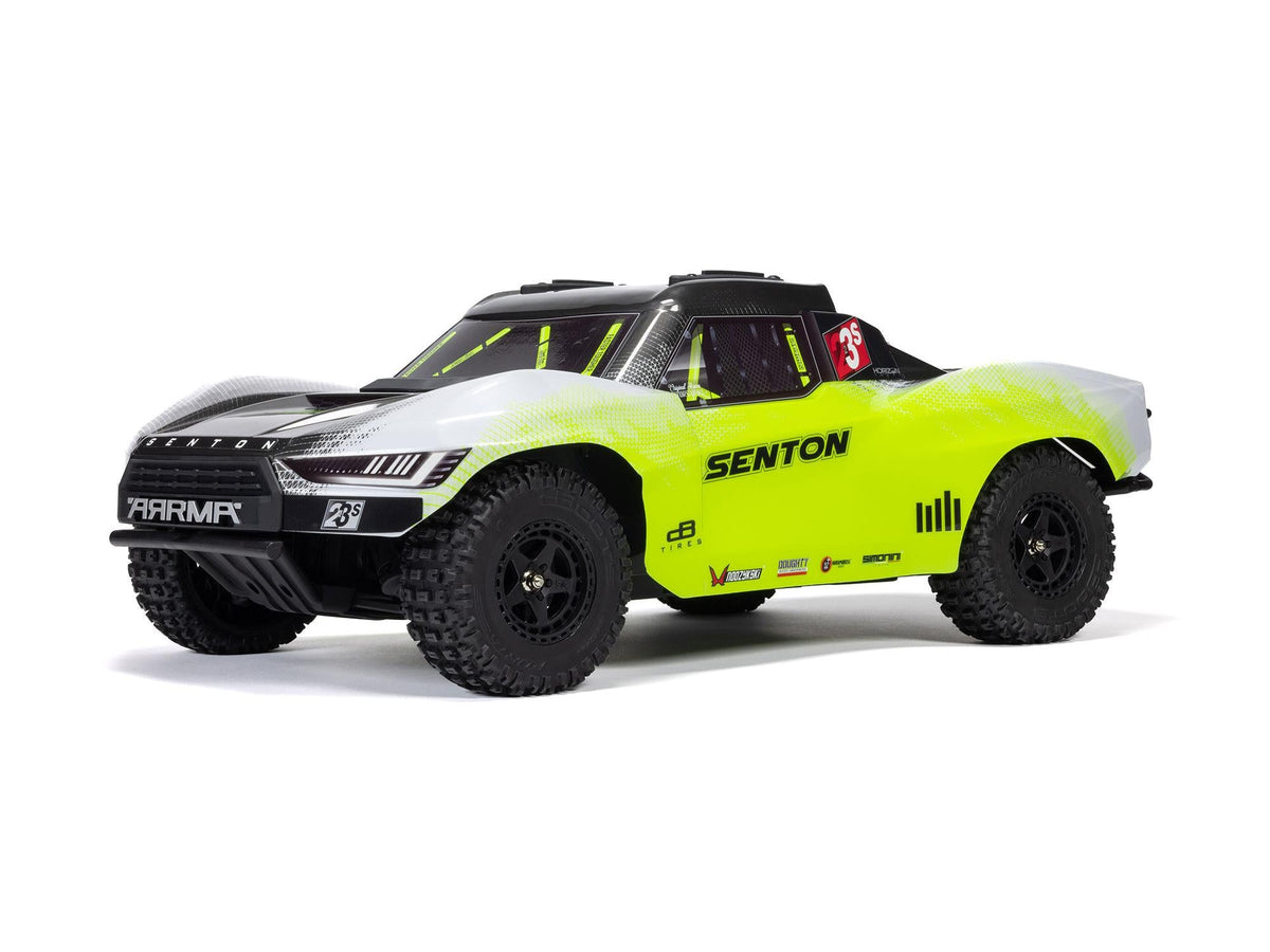 Arrma 1/10 SENTON 223S BLX 4X4 SCT RTR with DSC Yellow/Gunmetal C-ARA4303V4T1