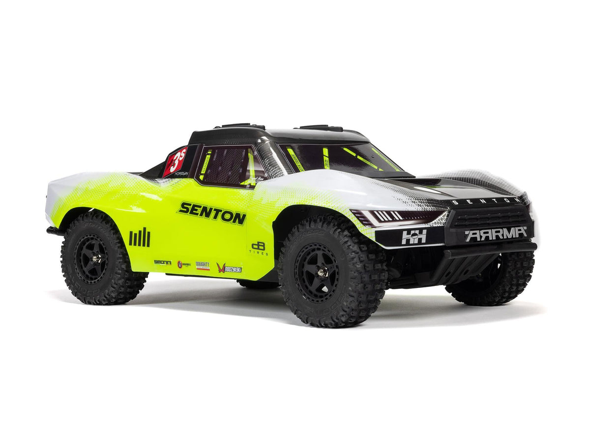 Arrma 1/10 SENTON 223S BLX 4X4 SCT RTR with DSC Yellow/Gunmetal C-ARA4303V4T1