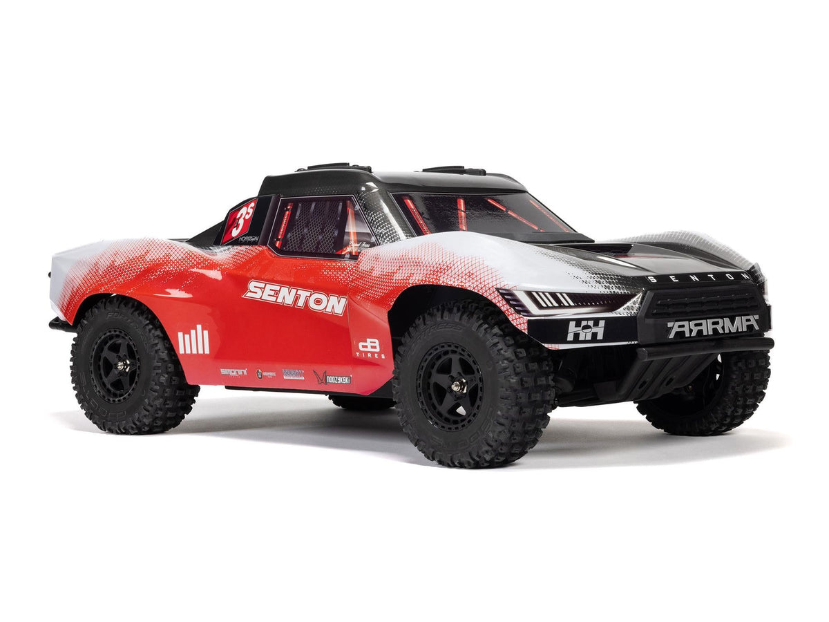 Arrma 1/10 SENTON 223S BLX 4X4 SCT RTR with DSC Red/Gunmetal C-ARA4303V4T2