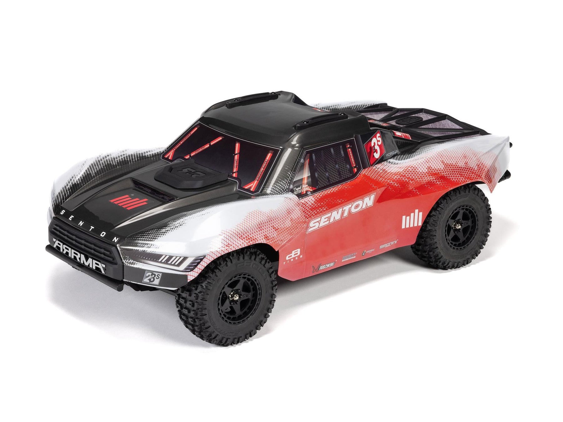 Arrma 1/10 SENTON 223S BLX 4X4 SCT RTR with DSC Red/Gunmetal C-ARA4303V4T2